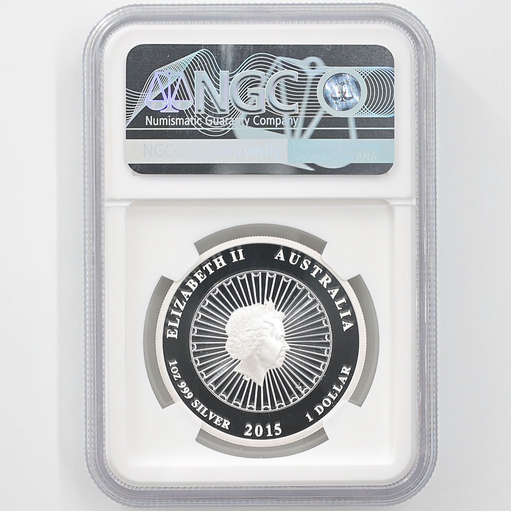 2015 �������ȥ�ꥢ �ѡ��륪�֥����� 1��ɥ� ��� 1���� �ץ롼�� NGC PF 70 UC ER ������ �ǹ���� ����̤������ ��Ȣ��