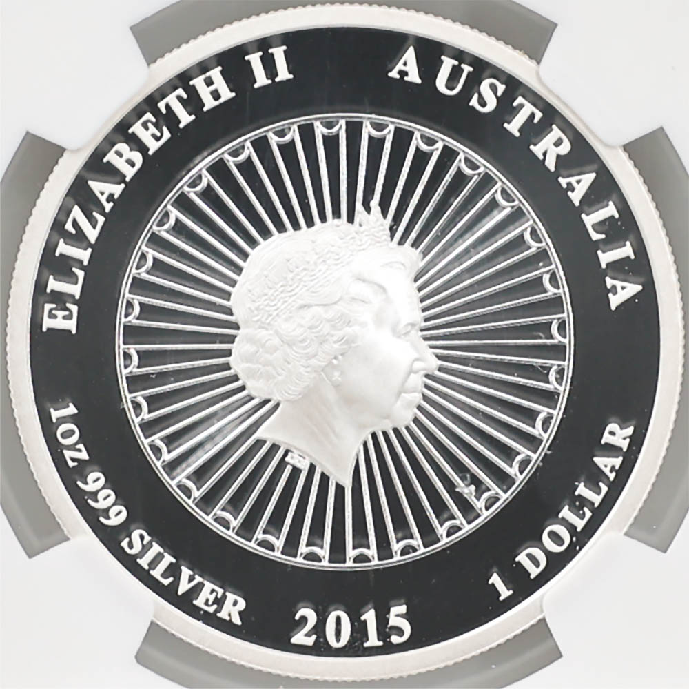 2015 �������ȥ�ꥢ �ѡ��륪�֥����� 1��ɥ� ��� 1���� �ץ롼�� NGC PF 70 UC ER ������ �ǹ���� ����̤������ ��Ȣ��