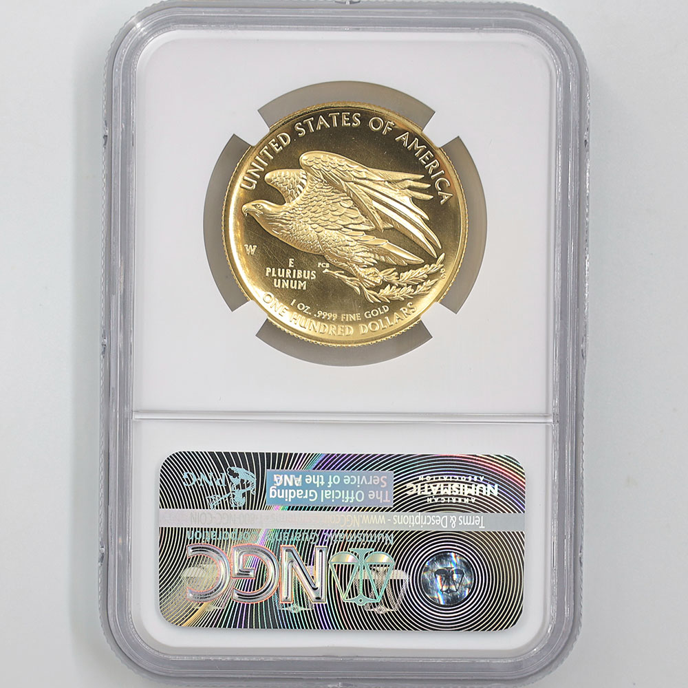 2015 ����ꥫ ��Хƥ� ��ͳ�ν��� �ϥ���꡼�� 100�ɥ� ��� 1���� NGC MS 70 PL FR ������ �ץ롼�ե饤�� �ǹ���� ����̤������