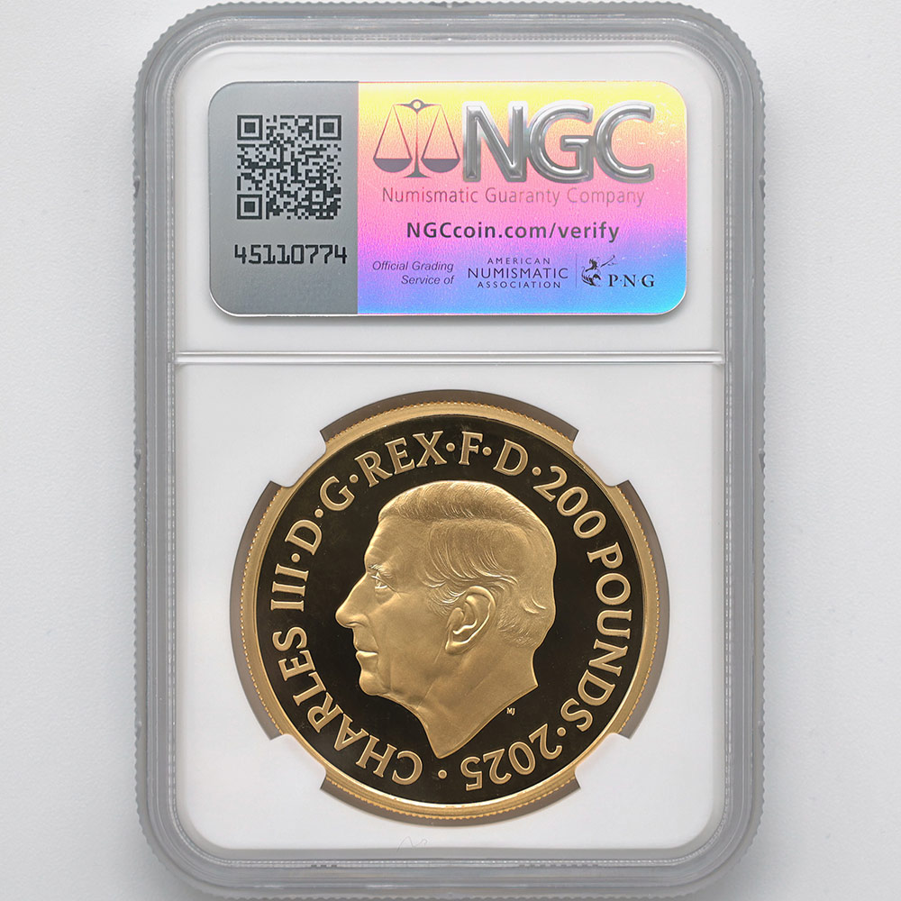 2025 �ѹ� ���㡼�륺3�� �ԻԷʴ� ���ƥ� 200�ݥ�� ��� 2���� �ץ롼�� NGC PF 70 UC FDOI �����ǡʽ�������˺ǹ���� ����̤������ ��Ȣ�� �����ꥹ ���