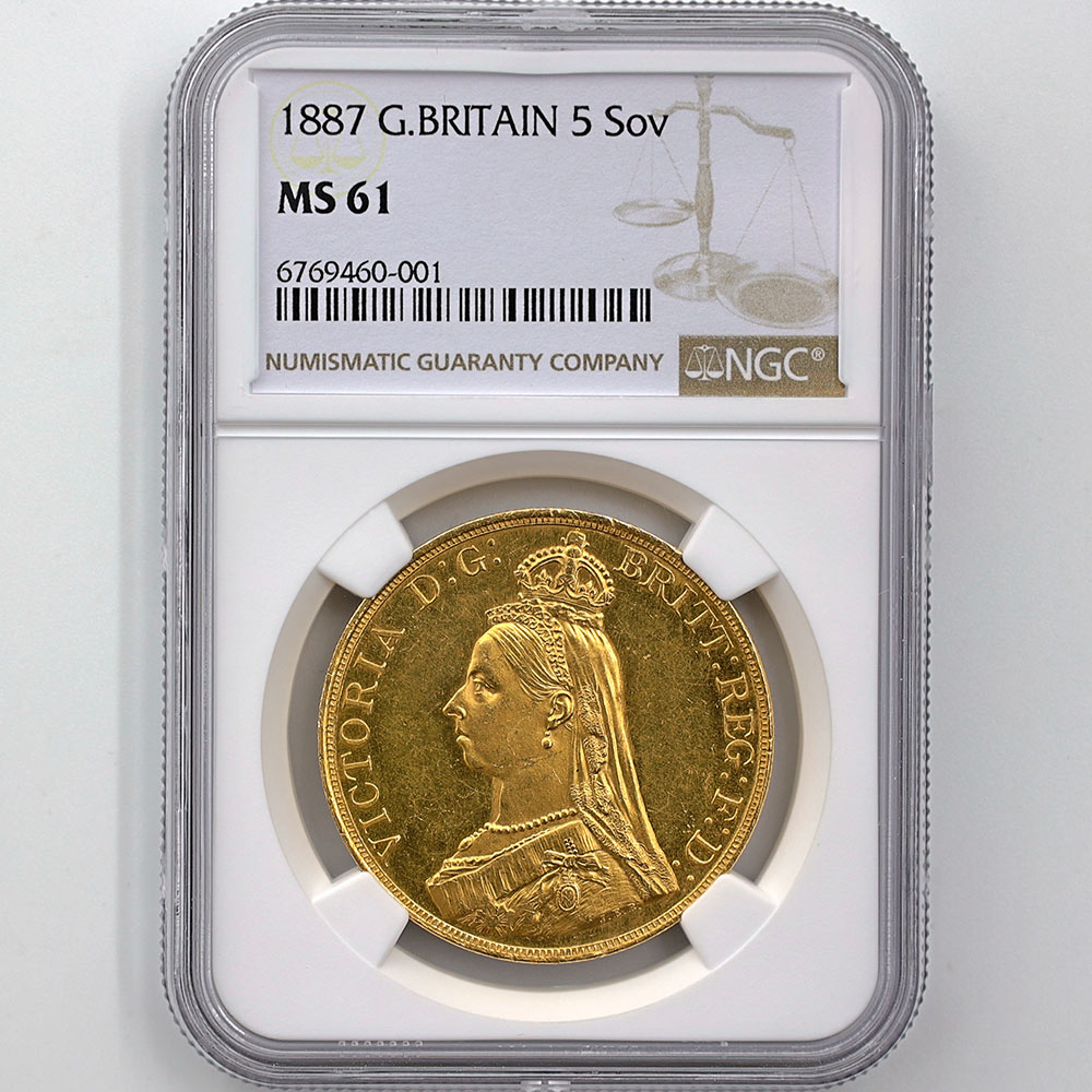 �������� 1887 �ѹ� �������ȥꥢ���� ����ӥ꡼�إå� 5�ݥ�� ��� ̤���� NGC MS 61 ��̤������ �ڥݥ���ȡ������ݥ������оݳ���