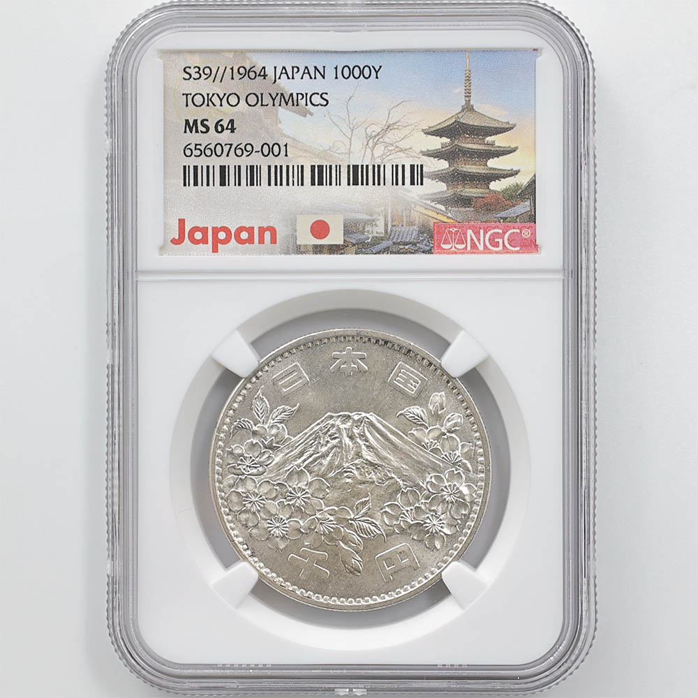 1964 ���� ��������ԥå��������ǰ ��߶�� NGC MS64 ̤���ѡ�����̤������ 1000�� ��ʾ �Ų� ��ǰ������ ����39ǯ