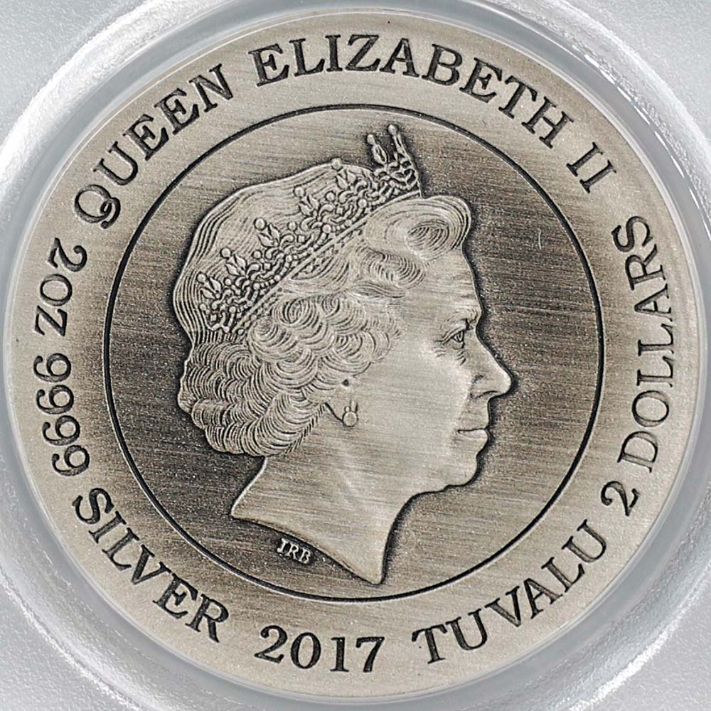  2017 ĥХ ϥ졼 ̲ν եå 2ɥ  2 ץ롼 ƥž夲 PCGS PR 70 Antique Finish FS  ǹ ̤