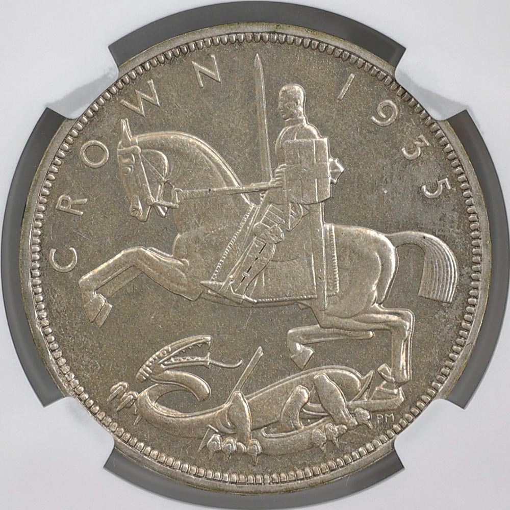 �������� 1935 �ѹ�  ���硼��5�� 1���饦�� ��� �ץ롼�� NGC SP 66 �ǹ���� ����̤������ INCUSE EDGE LETTERING �ڥݥ���ȡ������ݥ������оݳ���