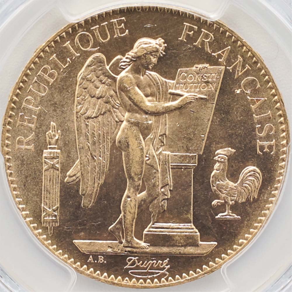 1899A �ե�� ���󥸥��� 100�ե�� ��� PCGS MS 64 ��ǹ���� ̤���ѡ�����̤������