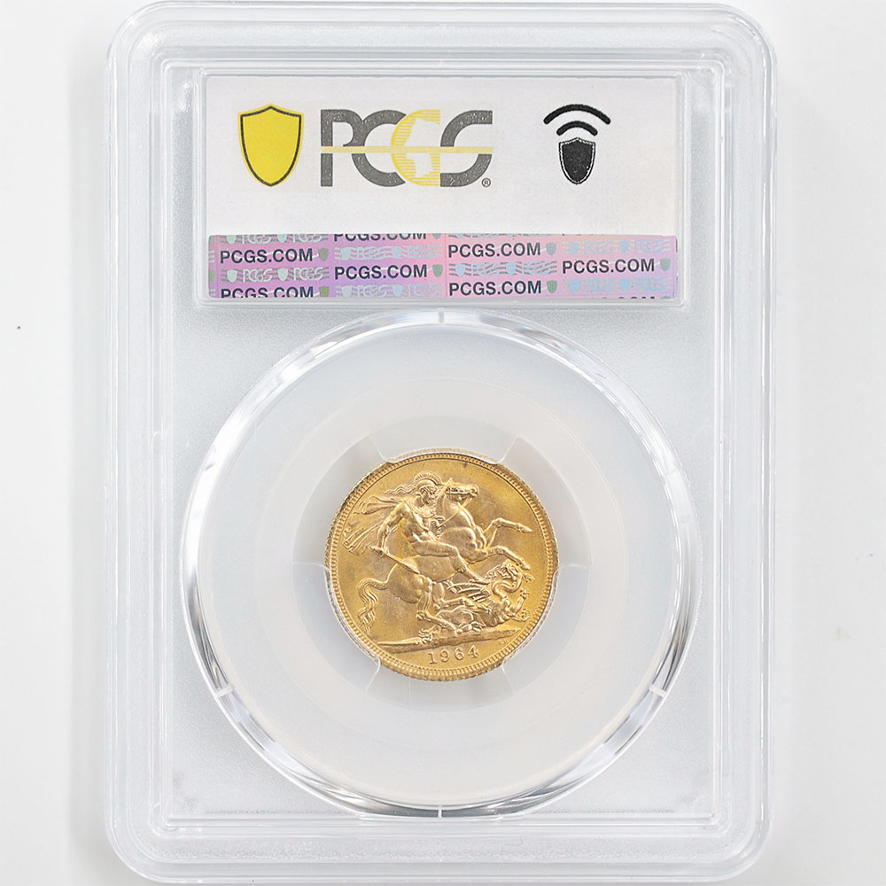 �������� 1964 �ѹ� ���ꥶ�٥�2�� ���֥�� 1�ݥ�� ��� ̤���� PCGS MS 64 ̤���ѡ�����̤������ �����硼��ε�༣ �ڥݥ���ȡ������ݥ������оݳ���