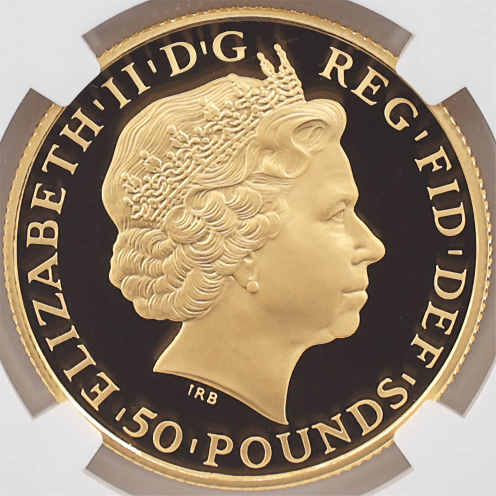 ��Ƥ�� �������� 2014 �ѹ� �֥꥿�˥� 50�ݥ�� ��� 1/2���� �ץ롼�� NGC PF 70 UC �ǹ���� ����̤�����ʡڥݥ���ȡ������ݥ������оݳ���