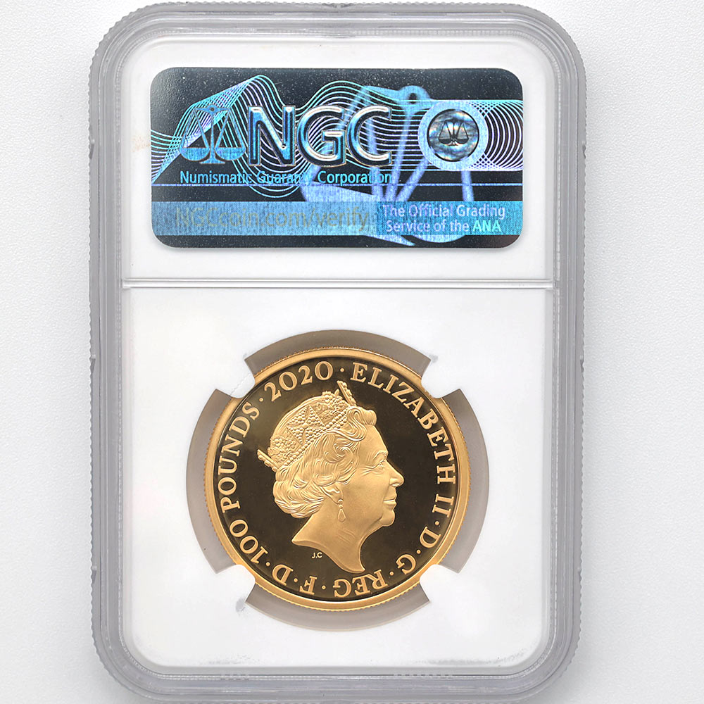 �������� 2020 �ѹ� 007 �������ॺ���ܥ�� ��1�� 100�ݥ�� ��� 1���� �ץ롼�� NGC PF 70 UC �ǹ���� ����̤������ �����ꥹ ��� �ڥݥ���ȡ������ݥ������оݳ���