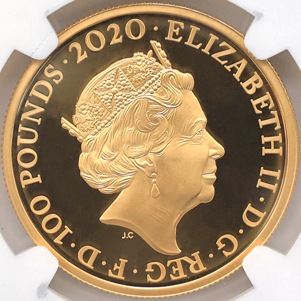 �������� 2020 �ѹ� 007 �������ॺ���ܥ�� ��1�� 100�ݥ�� ��� 1���� �ץ롼�� NGC PF 70 UC �ǹ���� ����̤������ �����ꥹ ��� �ڥݥ���ȡ������ݥ������оݳ���