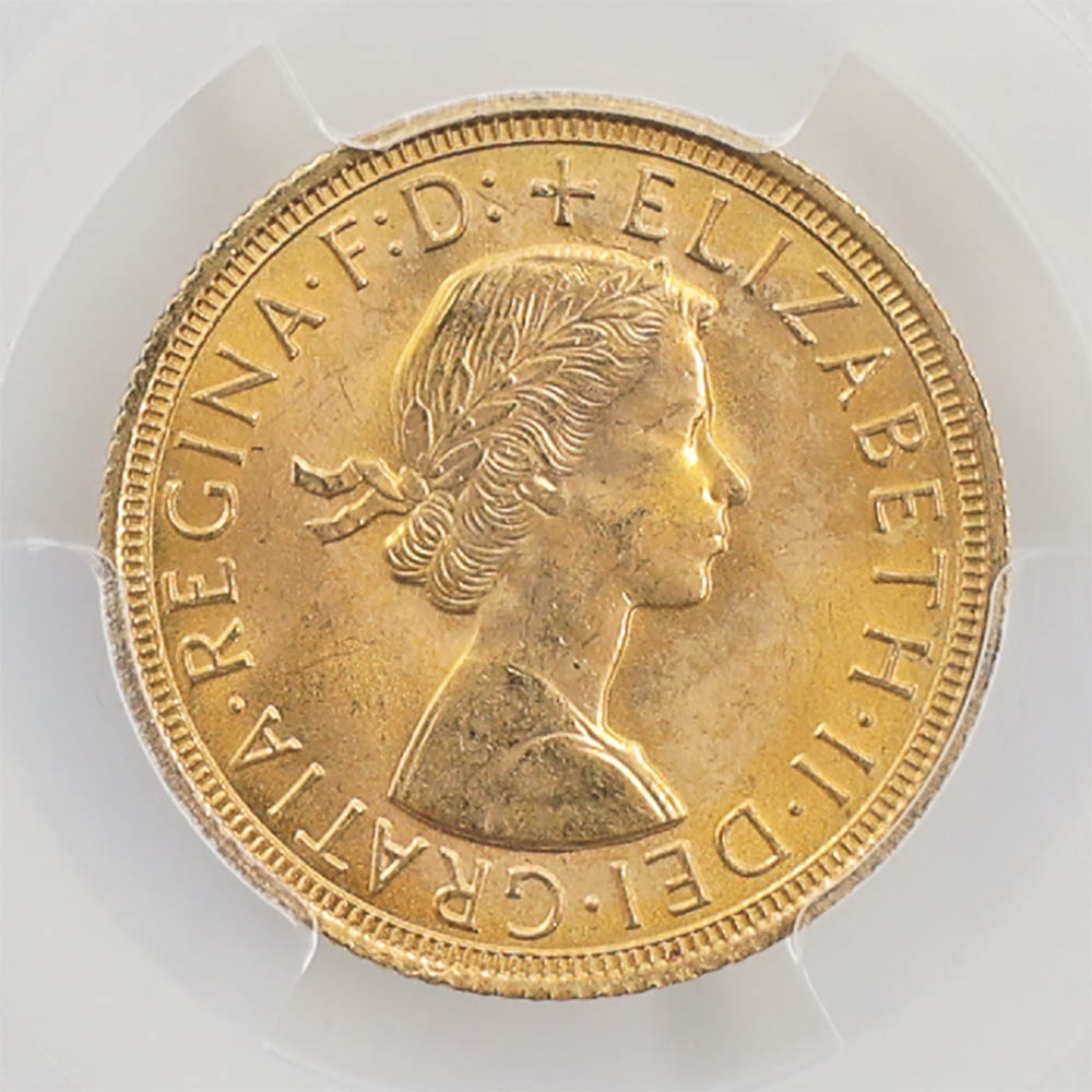 �������� 1964 �ѹ� ���ꥶ�٥�2�� ���֥�� 1�ݥ�� ��� ̤���� PCGS MS 65 ̤���ѡ�����̤������ �����硼��ε�༣ �ڥݥ���ȡ������ݥ������оݳ���