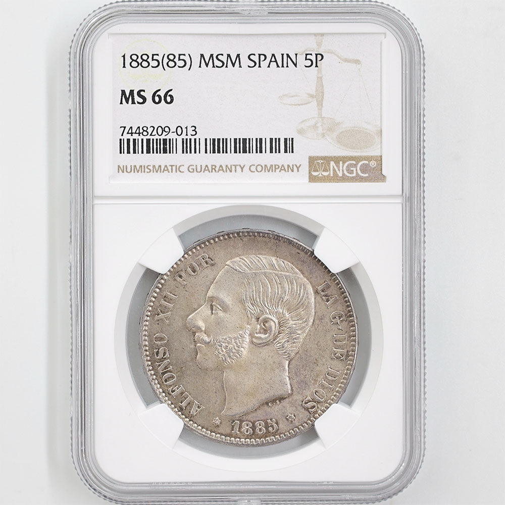 1885(85) ڥ ե12 5ڥ  NGC MS 66 ǹ ̤