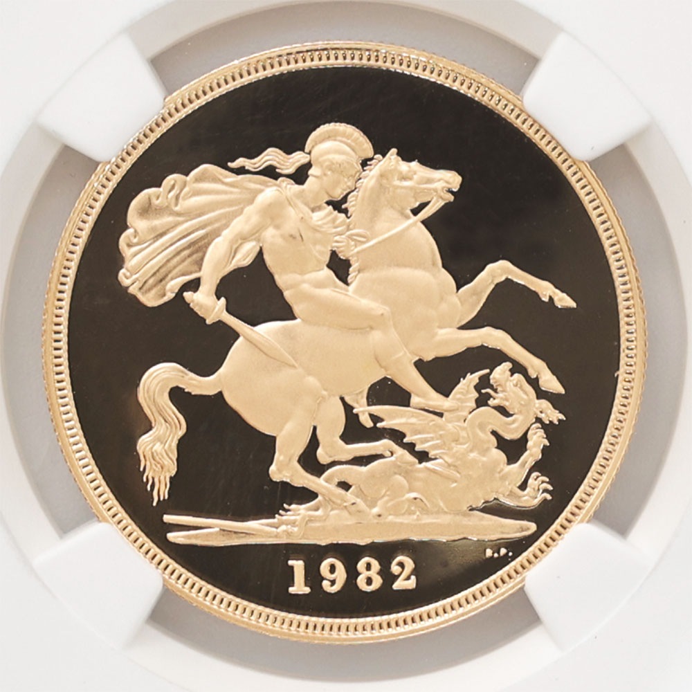 1982 �ѹ� ���ꥶ�٥�2�� ���֥�� 5�ݥ�� ��� �ץ롼�� NGC PF 69 UC ��ǹ���� ����̤������ �����硼��ε�༣ �����ꥹ ���