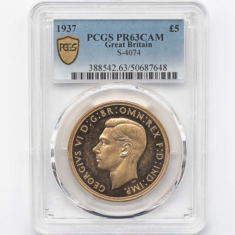 �������� 1937 �ѹ�ʥ����ꥹ�� ���硼��6�� ���֥�� 5�ݥ�� ��� �ץ롼�� PCGS PR 63 CAM ̤�����ʡڥݥ���ȡ������ݥ������оݳ���