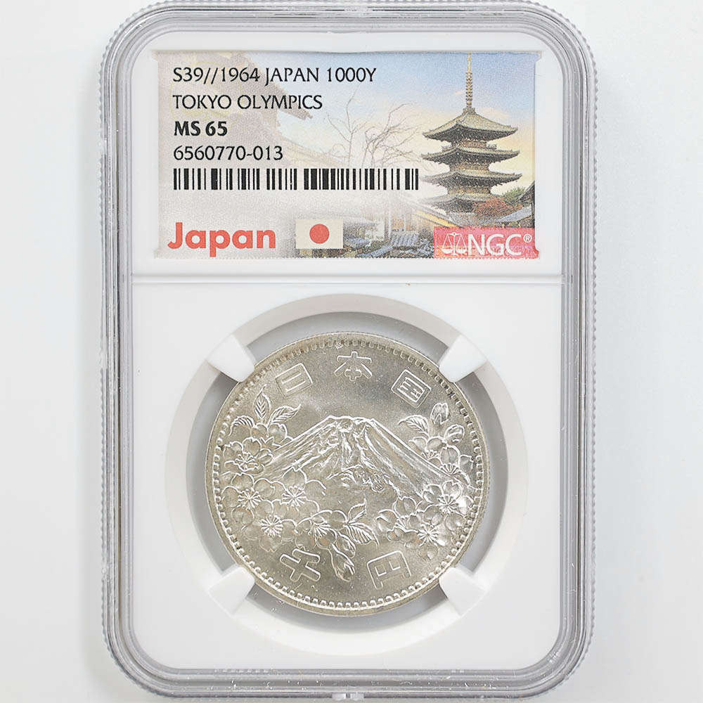 1964 ���� ��������ԥå��������ǰ ��߶�� NGC MS65 ̤���ѡ�����̤������ 1000�� ��ʾ �Ų� ��ǰ������ ����39ǯ
