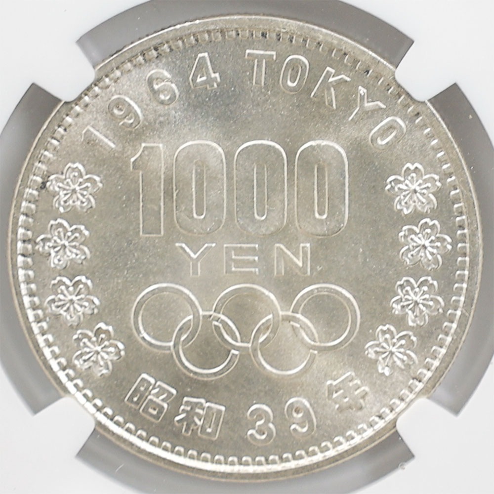 1964 ���� ��������ԥå��������ǰ ��߶�� NGC MS65 ̤���ѡ�����̤������ 1000�� ��ʾ �Ų� ��ǰ������ ����39ǯ