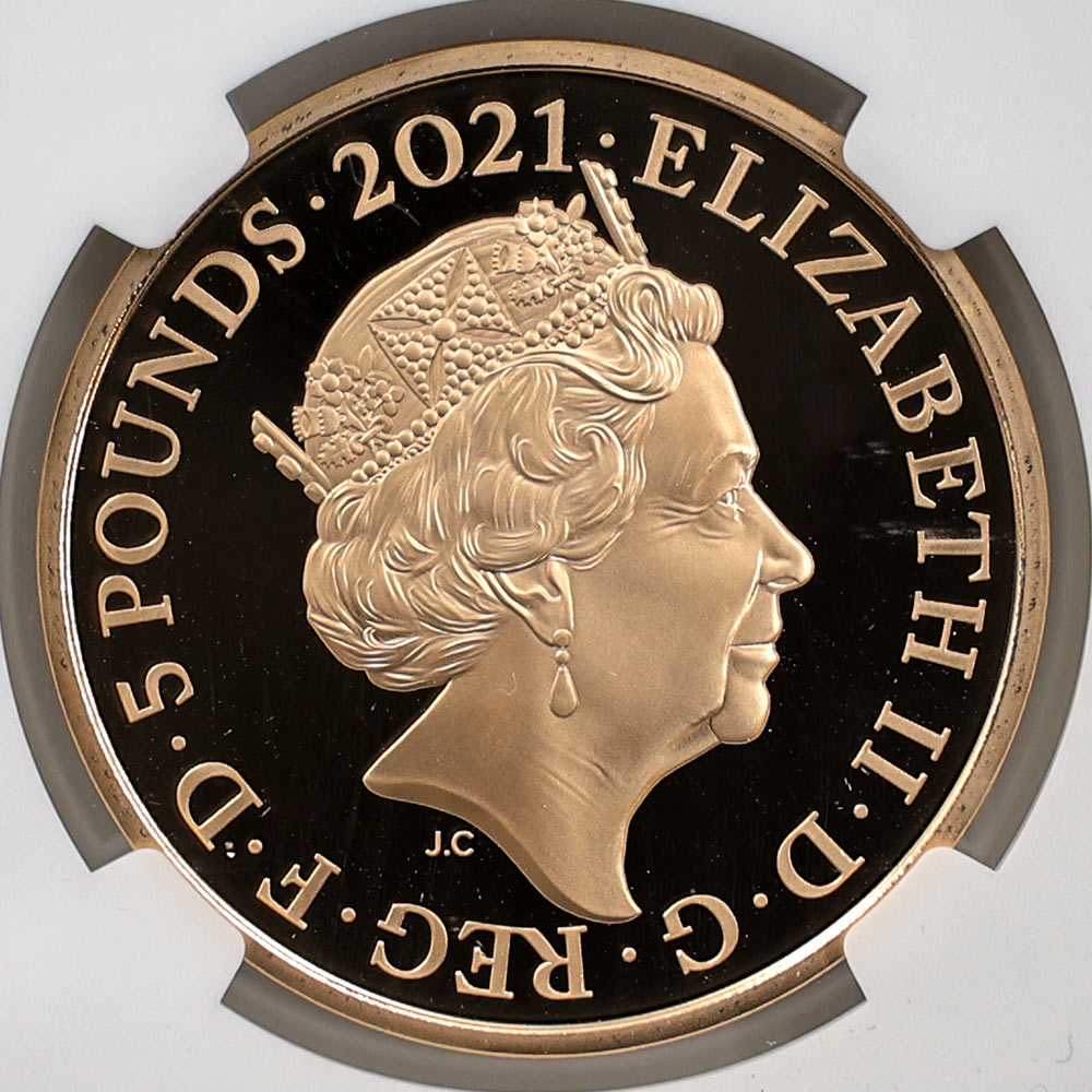 2021 �ѹ� �������ꥶ�٥�2�� ����95��ǯ��ǰ 5�ݥ�� ��� �ץ롼�� NGC PF 70 UC FR ������ �ǹ���� ����̤������ �����ꥹ ���