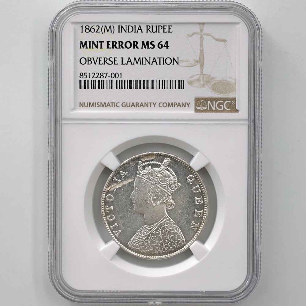 1862(M) �����ꥹ�Υ���� �������ȥꥢ���� 1��ԡ� ��� �ߥ�ȥ��顼 NGC MS 64 ̤���ѡ�����̤������