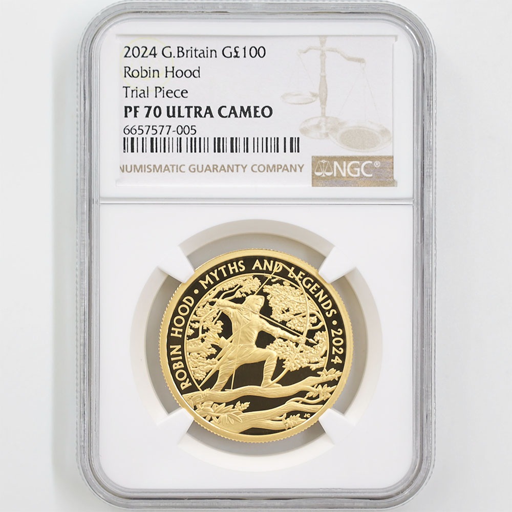 委託販売 試鋳貨 2024 英国 神話と伝説 ロビンフッド チャールズ