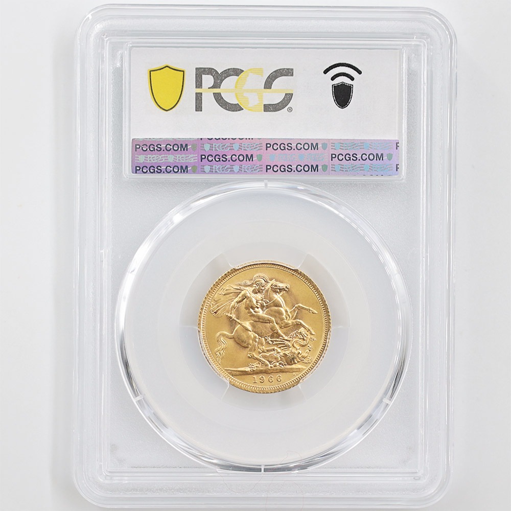 �������� 1966 �ѹ� ���ꥶ�٥�2�� ���֥�� 1�ݥ�� ��� ̤���� PCGS MS 64 ̤���ѡ�����̤������ �����硼��ε�༣ �ڥݥ���ȡ������ݥ������оݳ���