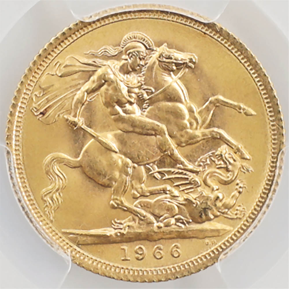 �������� 1966 �ѹ� ���ꥶ�٥�2�� ���֥�� 1�ݥ�� ��� ̤���� PCGS MS 64 ̤���ѡ�����̤������ �����硼��ε�༣ �ڥݥ���ȡ������ݥ������оݳ���