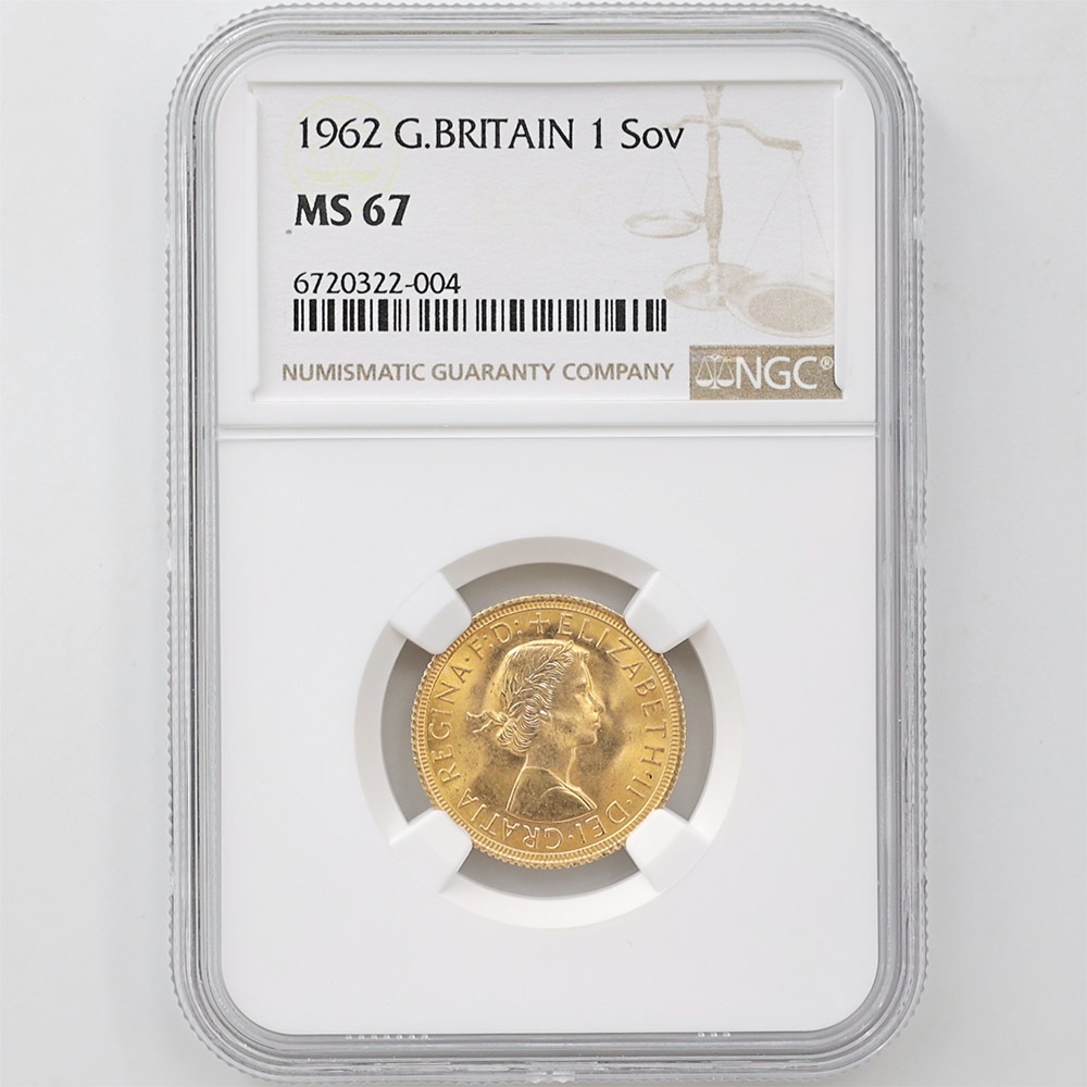 1962 �ѹ� ���ꥶ�٥�2�� ���֥�� 1�ݥ�ɡ�1���֥��˶�� NGC MS 67 �ǹ���� ����̤������ �����硼��ε�༣