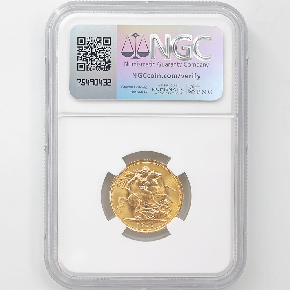 1962 �ѹ� ���ꥶ�٥�2�� ���֥�� 1�ݥ�ɡ�1���֥��˶�� NGC MS 67 �ǹ���� ����̤������ �����硼��ε�༣