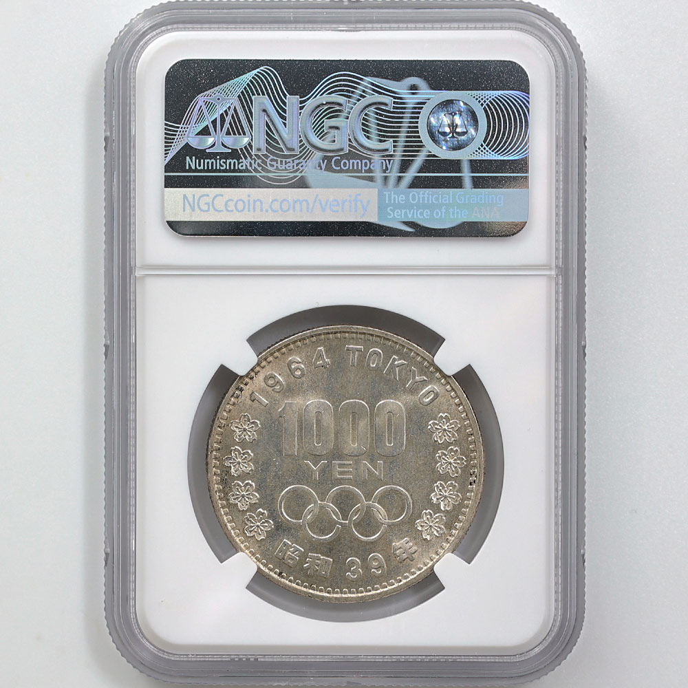 1964 ���� ��������ԥå��������ǰ ��߶�� NGC MS64 ̤���ѡ�����̤������ 1000�� ��ʾ �Ų� ��ǰ������ ����39ǯ