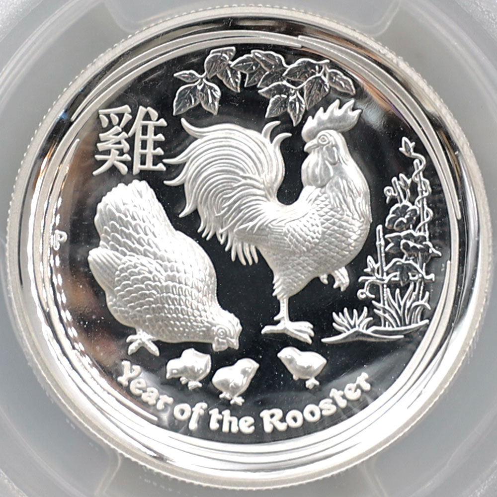 2017 ȥꥢ ϥ꡼ ǯܿ 1ɥ 1 ץ롼 PCGS PR 70 DCAM FS  ǹ ̤