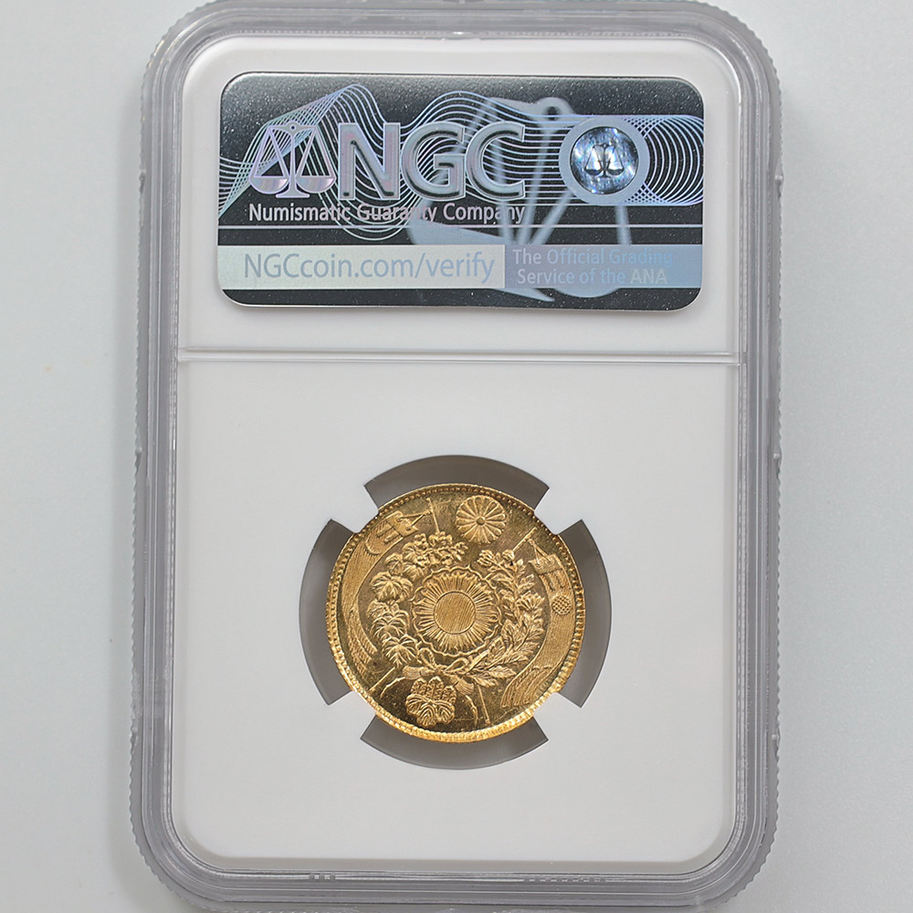 1870 ���� ����3ǯ 5�߶�� ̤���� �����ƥ����� ͭ�� NGC MS62 ��̤������ ������