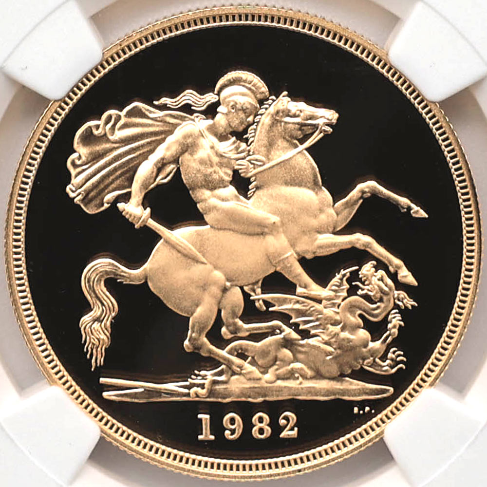 1982 �ѹ� ���ꥶ�٥�2�� ���֥�� 5�ݥ�� ��� �ץ롼�� NGC PF 69 UC ��ǹ���� ����̤������ �����硼��ε�༣ �����ꥹ ���