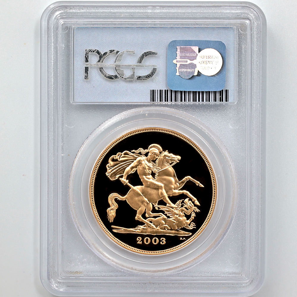�������� 2003 �ѹ� ���ꥶ�٥�2�� ���֥�� 5�ݥ�� ��� �ץ롼�� PCGS PR 69 DCAM ��ǹ���� ����̤������ �����硼��ε�༣ �ڥݥ���ȡ������ݥ������оݳ���