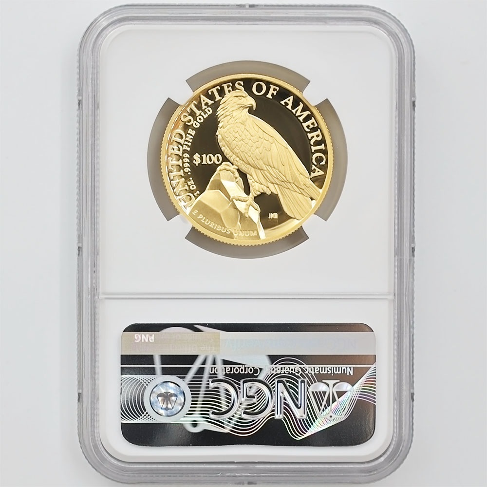 2023 ����ꥫ ��Хƥ� �ϥ���꡼�� 100�ɥ� ��� 1���� �ץ롼�� NGC PF 70 UC FR ������ �ǹ���� ����̤������ ��Ȣ��