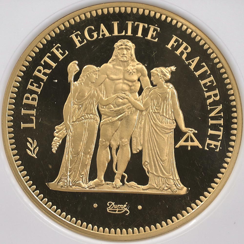 1974 �ե�� �إ饯�쥹 50�ե�� �ԥ��ե��� ��� �ץ롼�� NGC PF 65 UC ̤���ѡ�����̤������