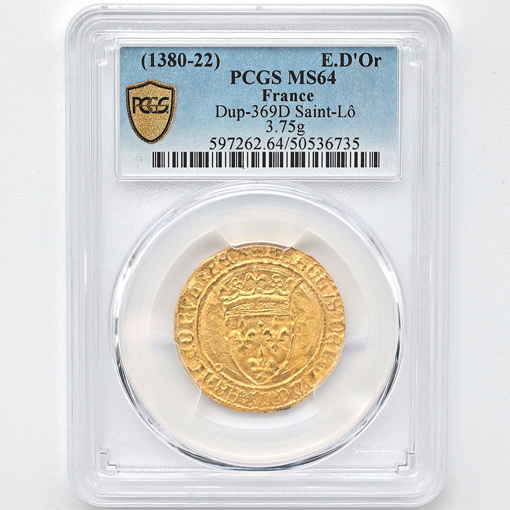 1380-22 �ե�� ������6�� �����塦�ɡ��� ���  PCGS MS 64 ̤���ѡ�����̤������ ���󡦥���