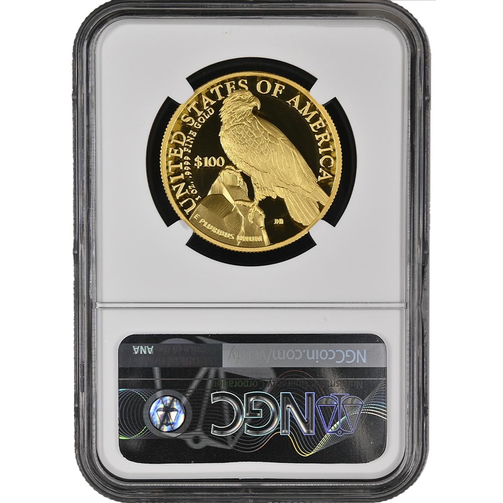 �������� 2023 ����ꥫ ��Хƥ� �ϥ���꡼�� 100�ɥ� ��� 1���� �ץ롼�� NGC PF 70 UC FR ������ �ǹ���� ����̤������ ��Ȣ�աڥݥ���ȡ������ݥ������оݳ���