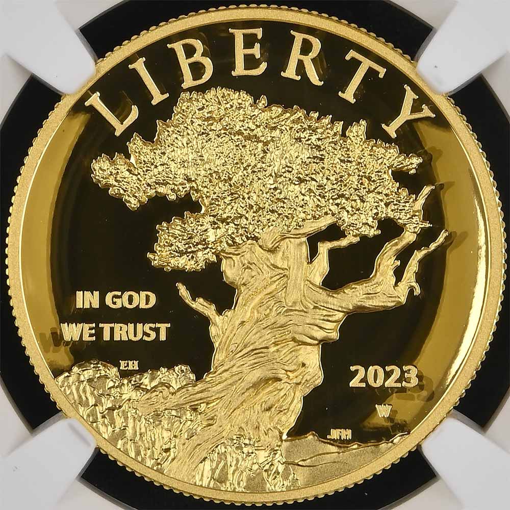 �������� 2023 ����ꥫ ��Хƥ� �ϥ���꡼�� 100�ɥ� ��� 1���� �ץ롼�� NGC PF 70 UC FR ������ �ǹ���� ����̤������ ��Ȣ�աڥݥ���ȡ������ݥ������оݳ���