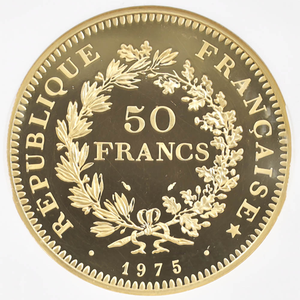 1975 �ե�� �إ饯�쥹 50�ե�� �ԥ��ե��� ��� �ץ롼�� NGC PF 64 UC ̤���ѡ�����̤������