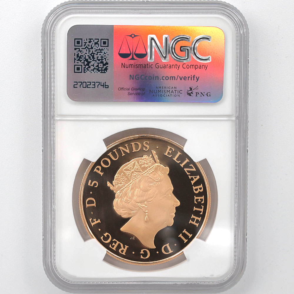 ��Ƥ�� 2015 �ѹ� ���㡼���åȲ��� ���鼰 5�ݥ�� ��� �ץ롼�� NGC PF 70 UC �ǹ���� ����̤������ �����ꥹ ���