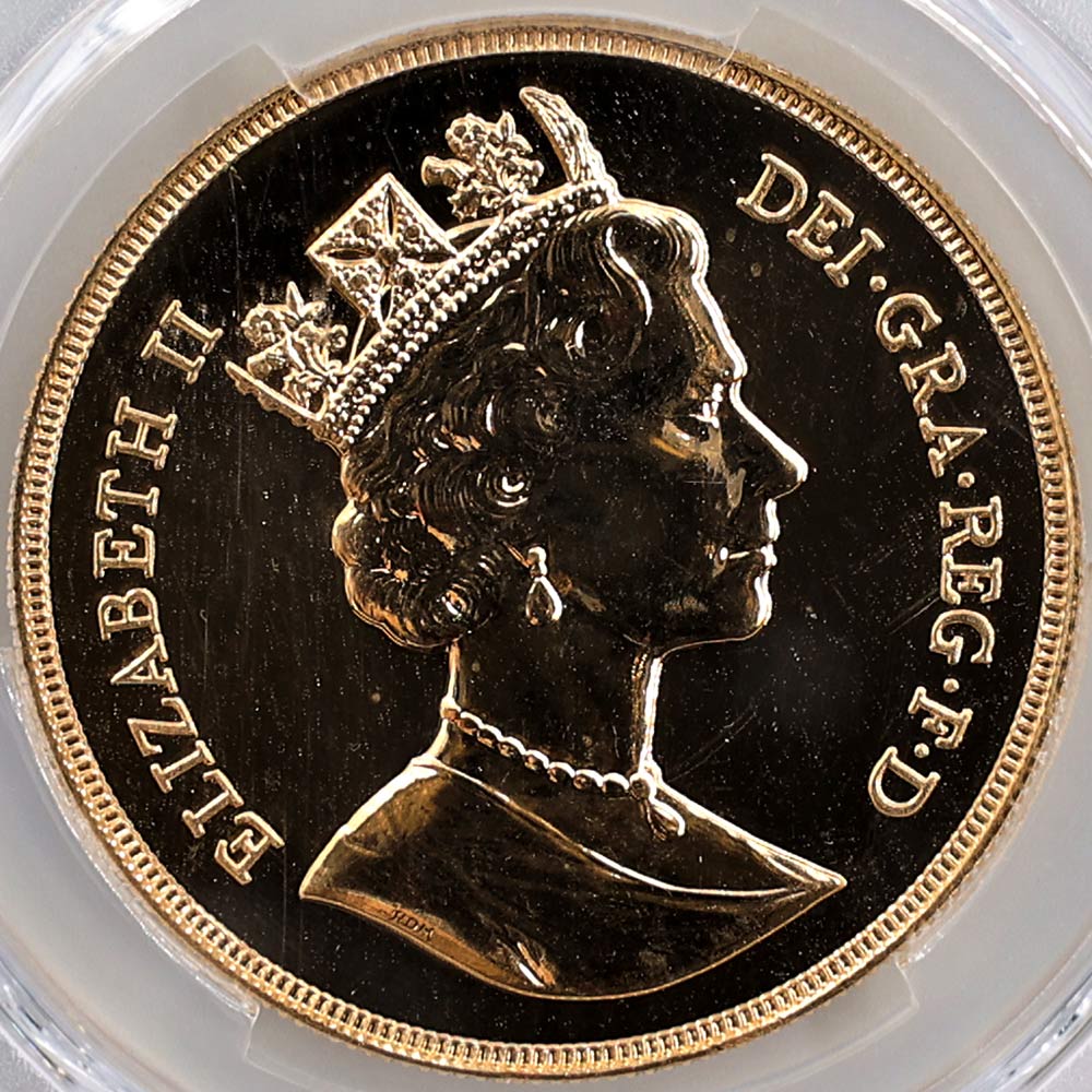 �������� 1988 �ѹ� ���ꥶ�٥�2�� ���֥�� 5�ݥ�� ��� PCGS MS 69 �ǹ���� ����̤������ �����硼��ε�༣ �����ꥹ ��ߡڥݥ���ȡ������ݥ������оݳ���