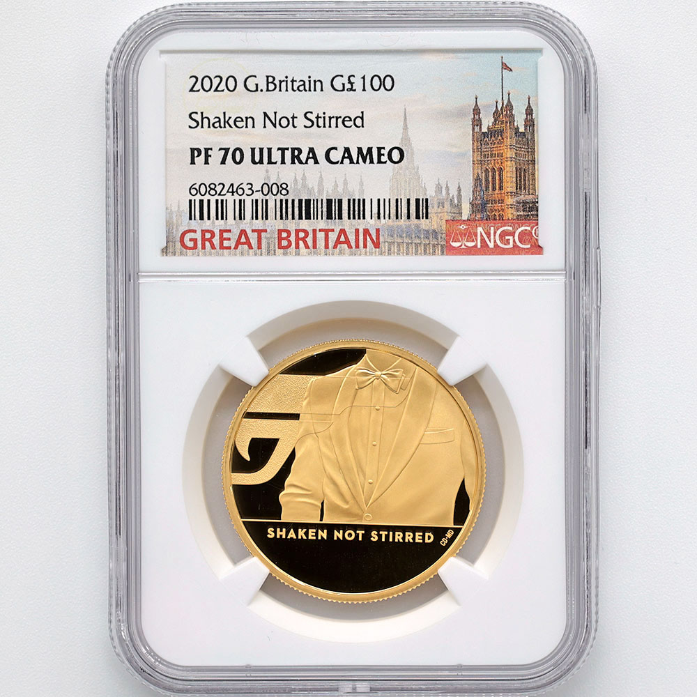 �������� 2020 �ѹ� 007 �������ॺ���ܥ�� ��3�� 100�ݥ�� ��� 1���� �ץ롼�� NGC PF 70 UC �ǹ���� ����̤������ �����ꥹ ��� �ڥݥ���ȡ������ݥ������оݳ���