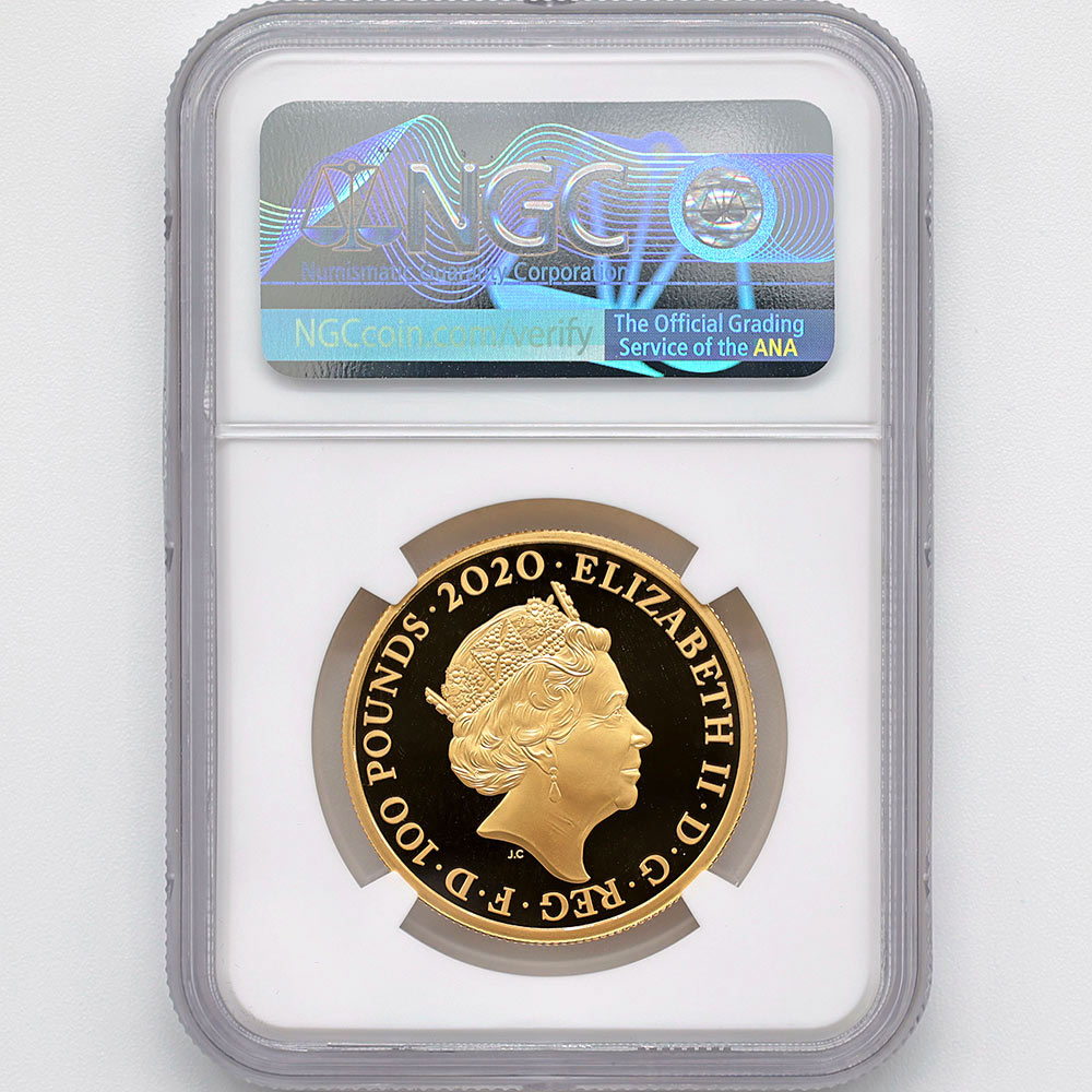 �������� 2020 �ѹ� 007 �������ॺ���ܥ�� ��3�� 100�ݥ�� ��� 1���� �ץ롼�� NGC PF 70 UC �ǹ���� ����̤������ �����ꥹ ��� �ڥݥ���ȡ������ݥ������оݳ���