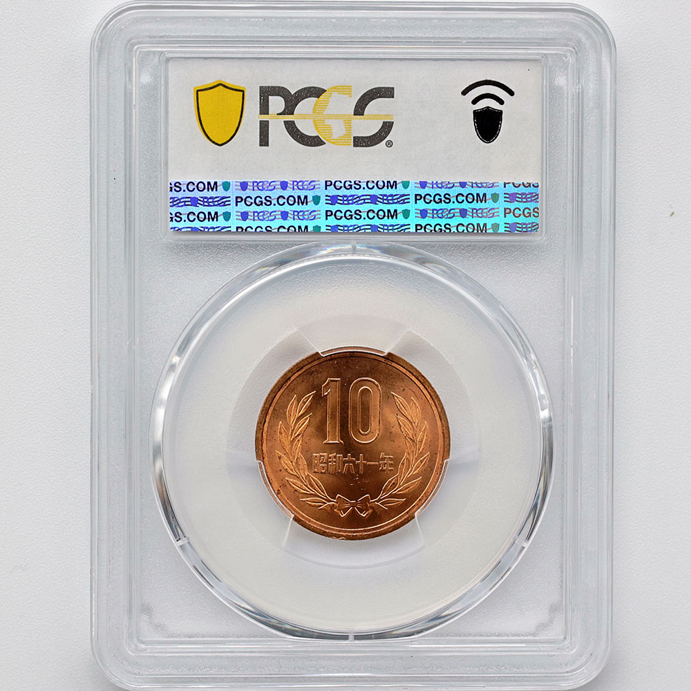 �������� 1986 ���� ����61ǯ 10��Ƽ�� PCGS MS 66 RD ��ǹ���� ����̤�����ʡڥݥ���ȡ������ݥ������оݳ���
