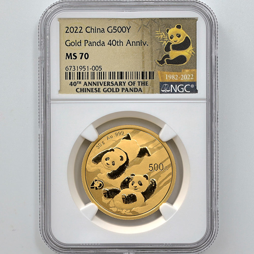 2022 ��� �ѥ�����ȯ��40��ǯ��ǰ 500�� ��� 30����� ̤���� NGC MS 70 �ǹ���� ����̤������