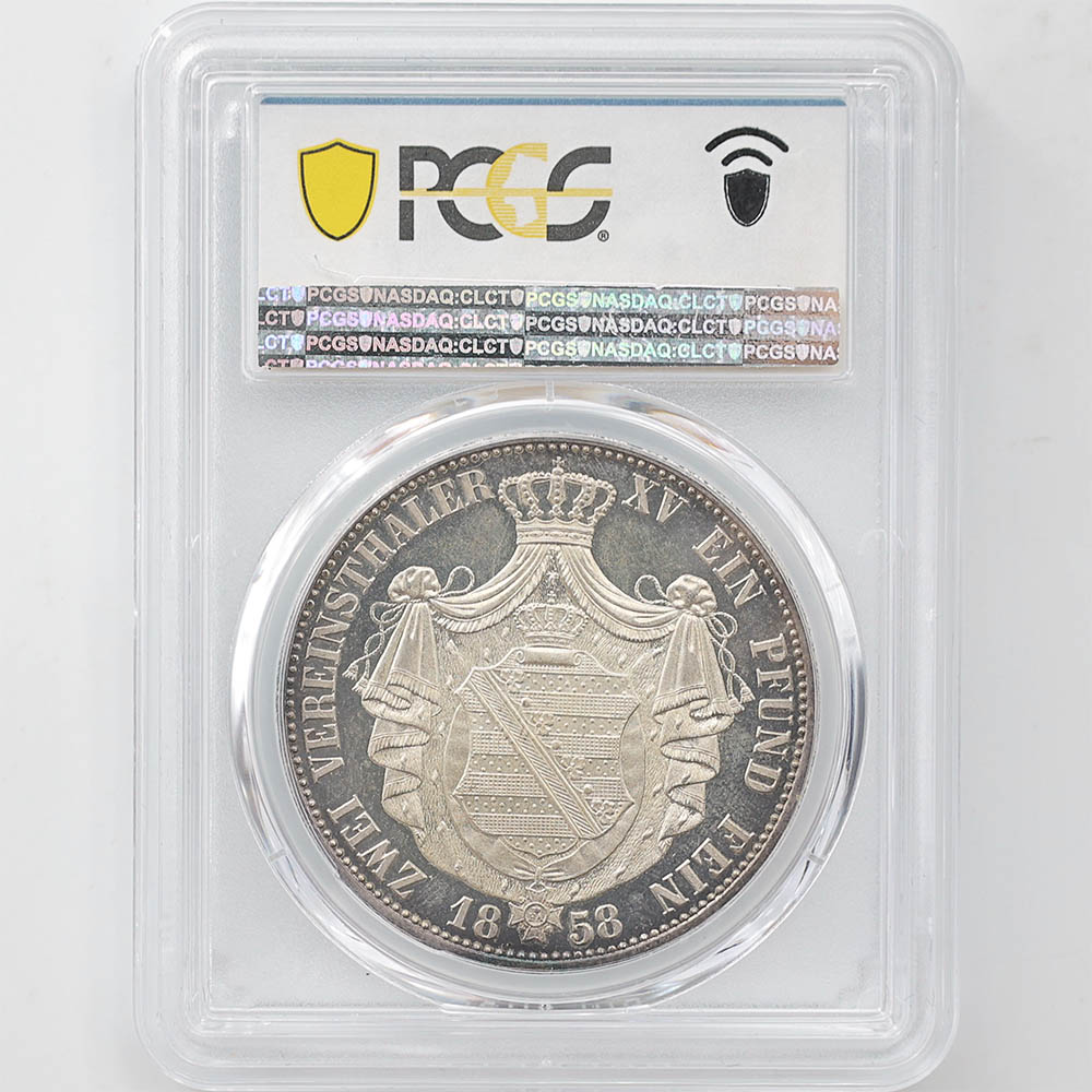 1858 ɥ 󲦹 ϥ  2顼  PCGS PR 65 CAM ǹ ̤