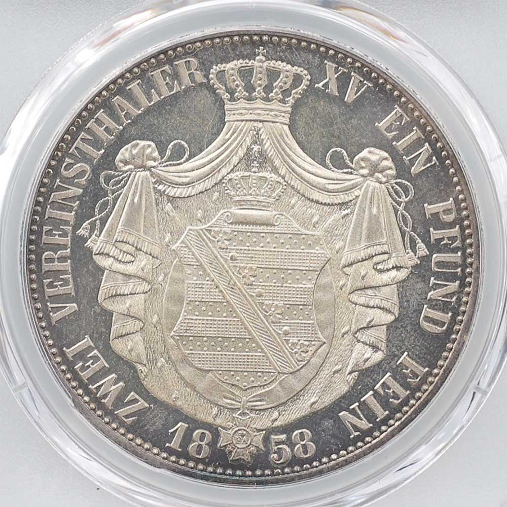 1858 ɥ 󲦹 ϥ  2顼  PCGS PR 65 CAM ǹ ̤