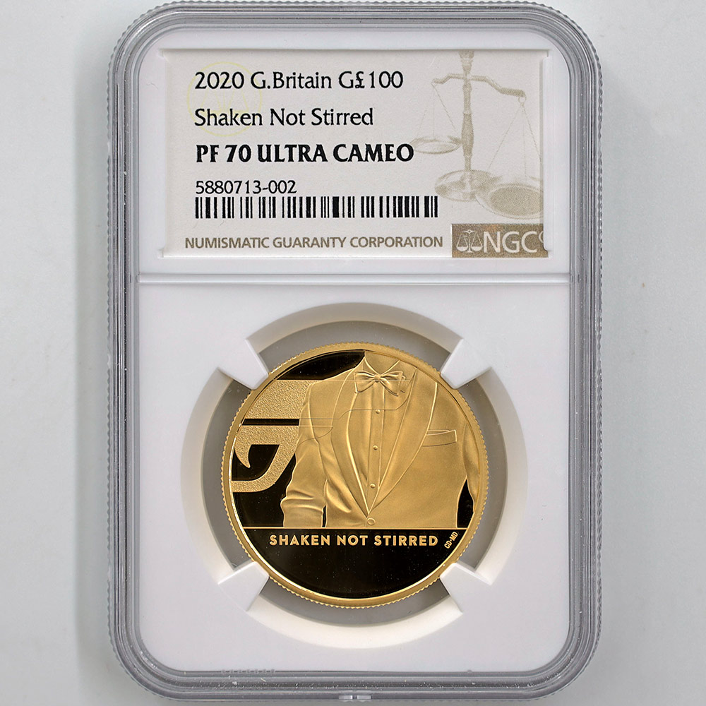 �������� 2020 �ѹ� 007 �������ॺ���ܥ�� ��3�� 100�ݥ�� ��� 1���� �ץ롼�� NGC PF 70 UC �ǹ���� ����̤������ �����ꥹ ��� �ڥݥ���ȡ������ݥ������оݳ���