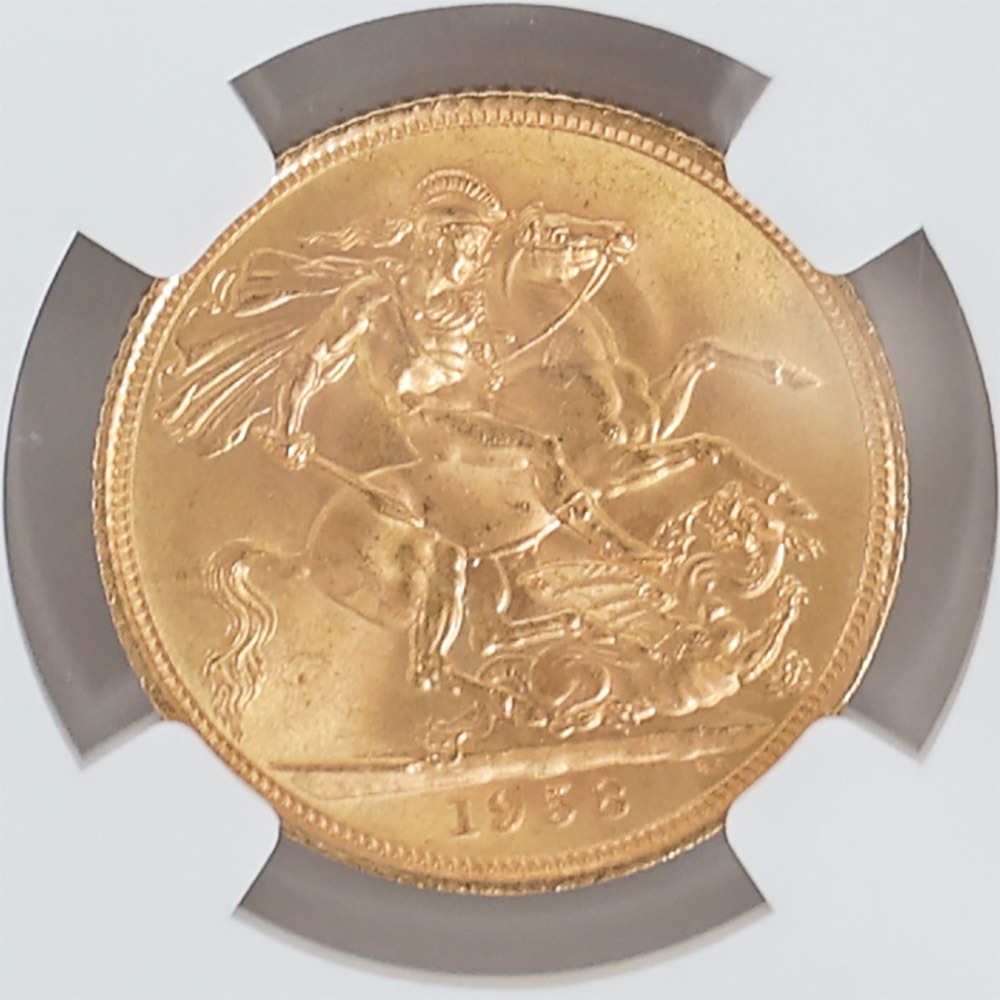 1958 �ѹ� ���ꥶ�٥�2�� ���֥�� 1�ݥ�ɡ�1���֥��˶�� NGC MS 66 ����̤������ �����硼��ε�༣ 