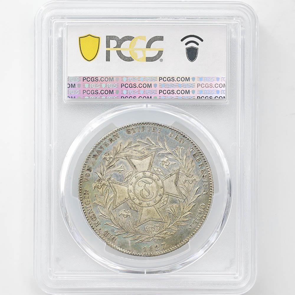 1827 ɥ Х 롼ȥ1 1顼  PCGS MS 65 ǹ ̤ѡ̤