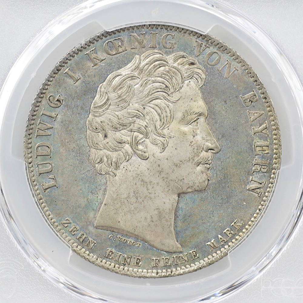 1827 ɥ Х 롼ȥ1 1顼  PCGS MS 65 ǹ ̤ѡ̤