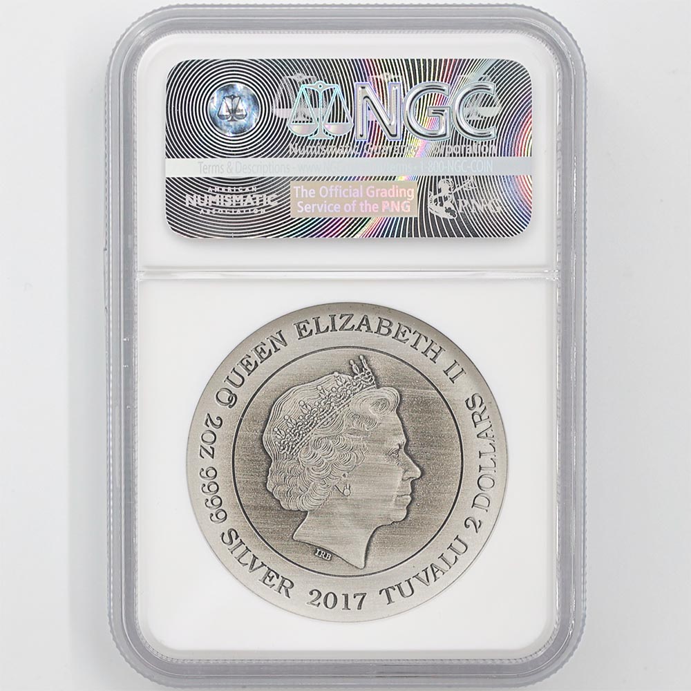  2017 ĥХ ϥ졼 ̲ν ե쥤 2ɥ  2 ץ롼 ƥž夲 NGC PF 70 ANTIQUED ER  ǹ ̤ Ȣ
